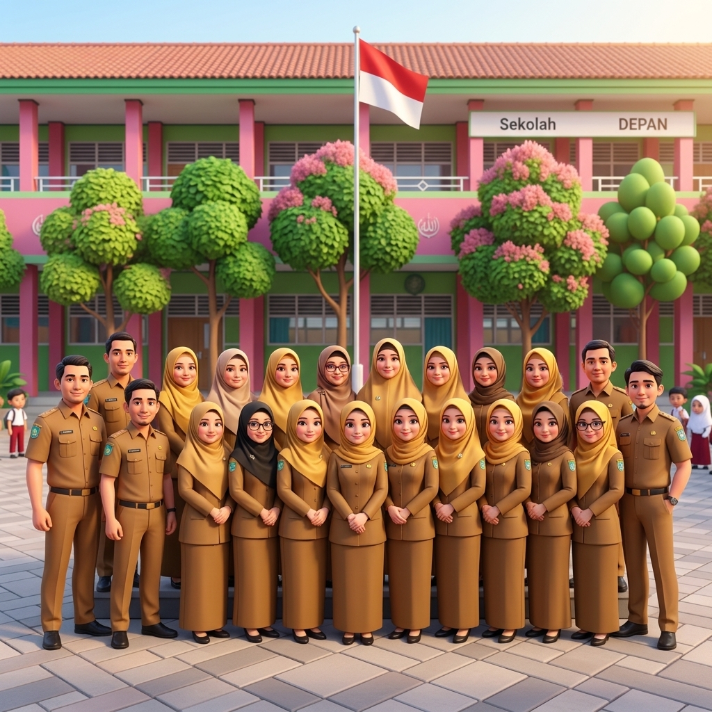 Guru dan Tenaga Pendidik SDN 3 Lamokato