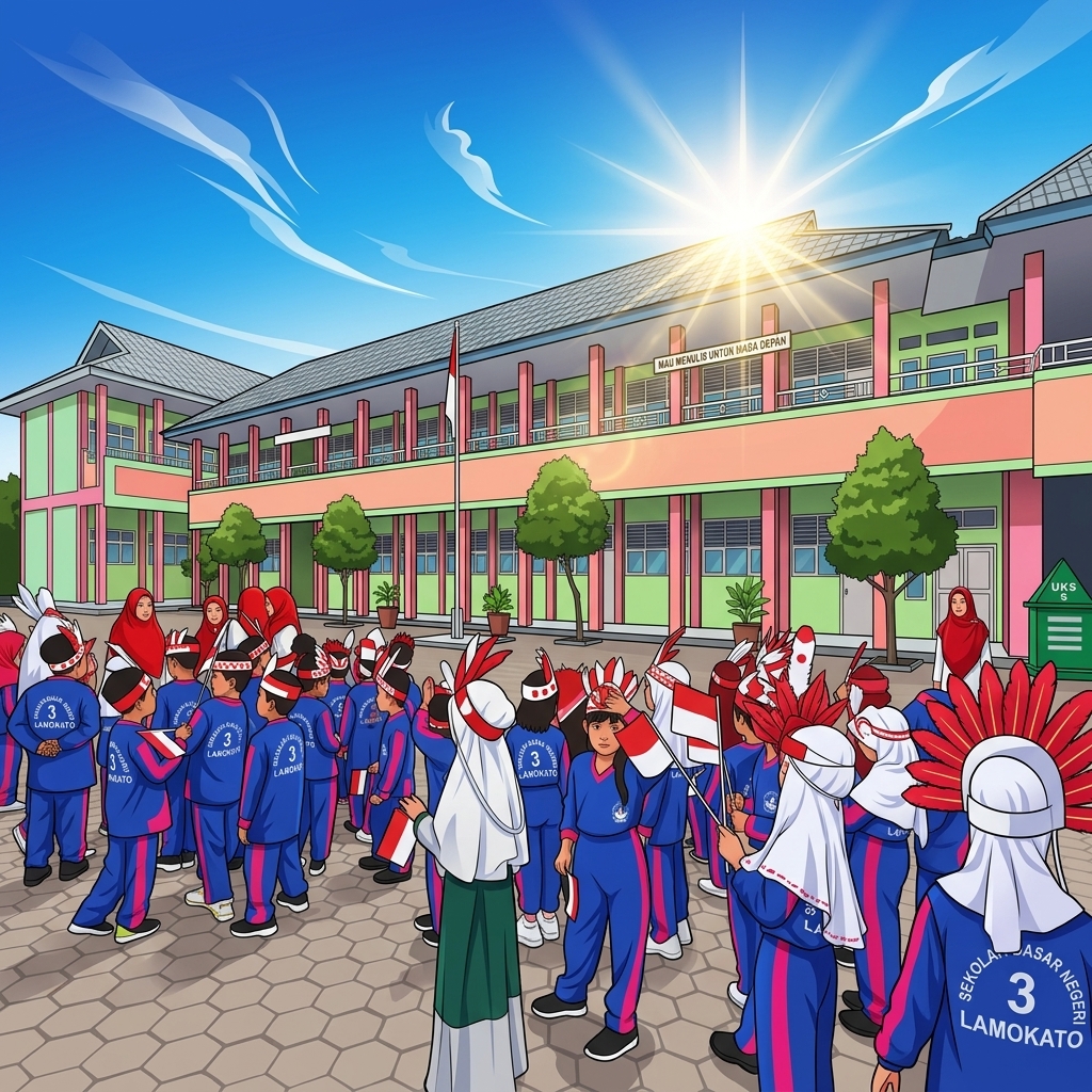 Siswa SDN 3 Lamokato